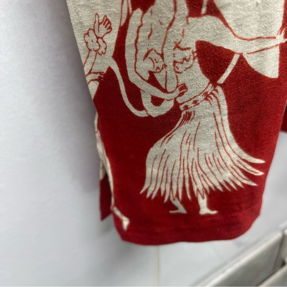 Baik Baik men's red floral Hawaiian button down shirt size XL - Picture 4 of 9